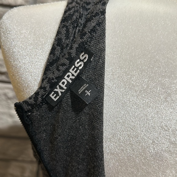 Express gray and black dress - Picture 4 of 4